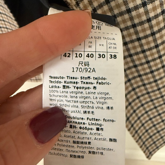 MaxMara wool blazer women’s size 8 - Picture 9 of 9